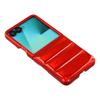 For Samsung Galaxy Z Flip7 5G Case Down Jacket PU Leather + PC Shockproof Phone Cover