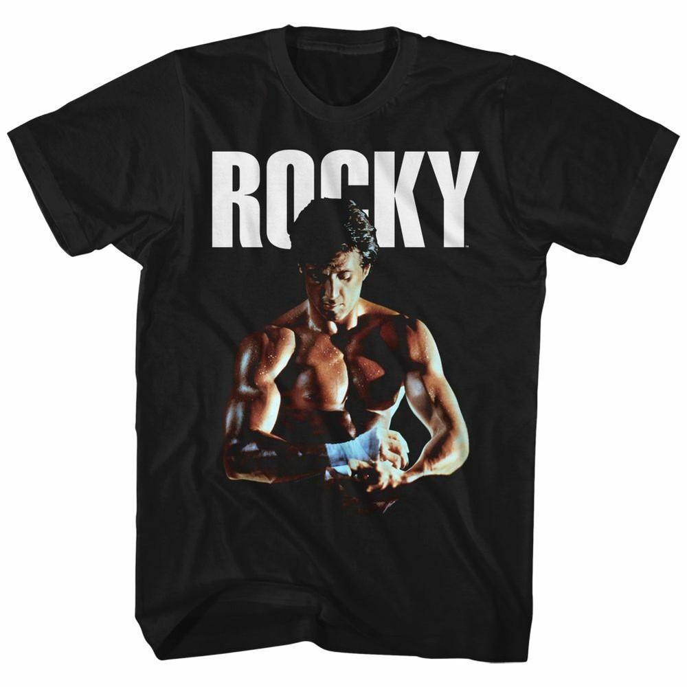 

Rocky Fist Tape Black T-Shirt S