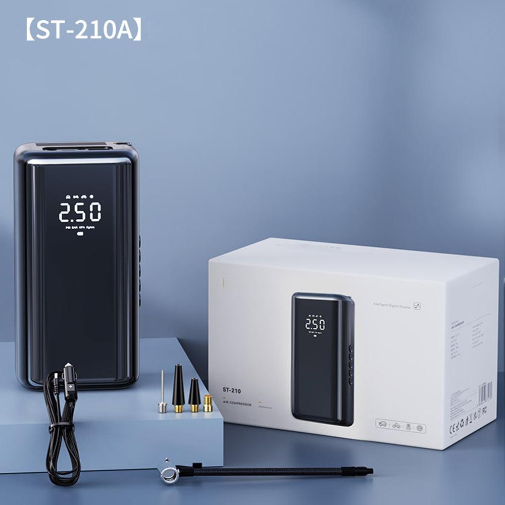 

Tire Inflator Portable Air Compressor 150PSI 4500mAh Air Pump for Car Tires with LED Light Tire Pressure Gauge for Car Bike