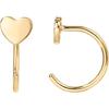 PAVOI 925 Sterling Silver Huggie Half Hoop Earrings | Hypoallergenic Minimalist Tiny Cartilage Earring