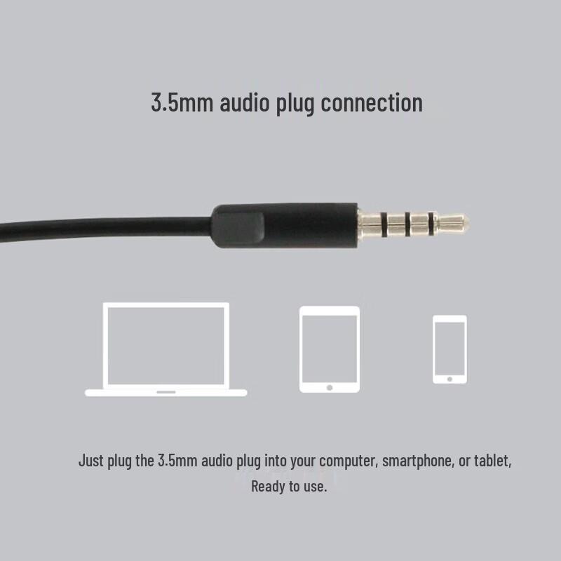 Logitech H151 Wired Computer Headset with Mic
