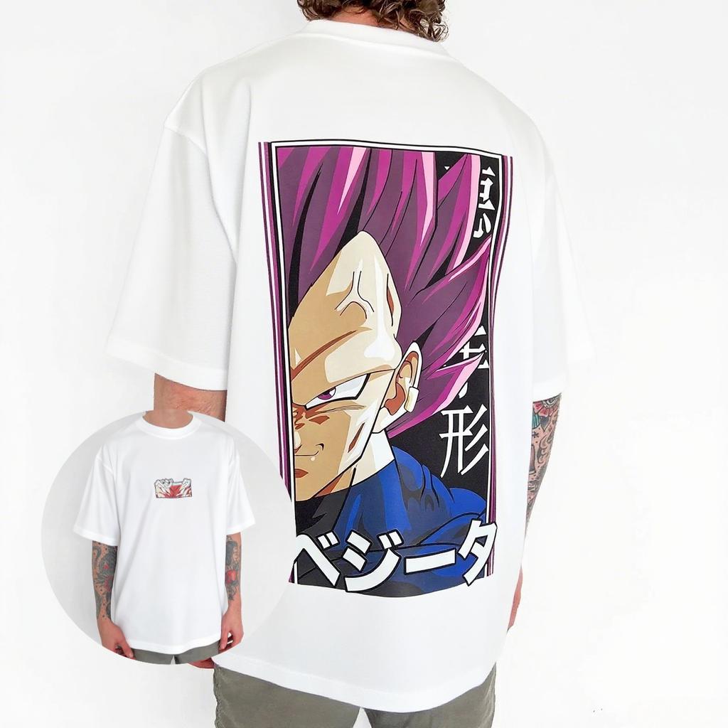 Summer Dragon Ball Vegeta Anime Men T Shirt Streetwear Womens Short Sleeve Tee Japanese Graphic Printed Casual Top Y2k Clothes
