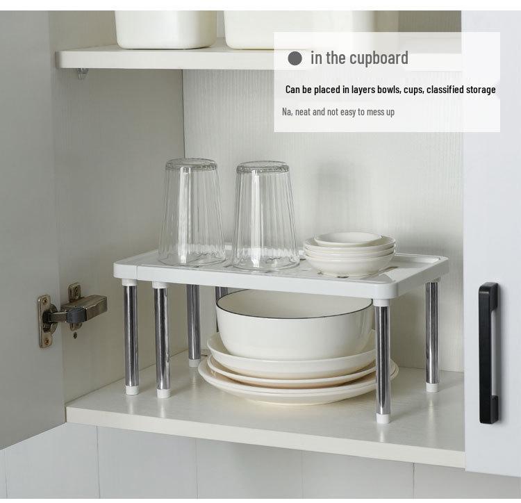 Retractable Double-Layer Stainless Steel Spice Rack and Organizer