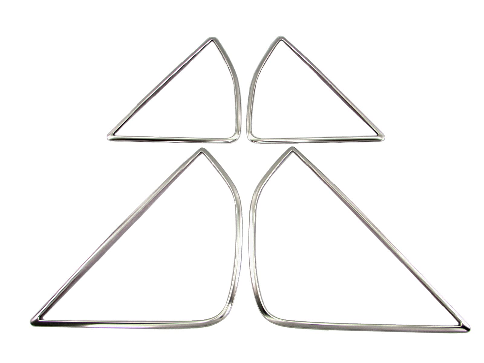 

BRIGHTZ Stainless Steel Door Speaker Rings Satin for Toyota Corolla Axio (4-Piece Set, Silver) (160, 161, 164, 165) [SPEAKER-099] (NKE165, NRE160,