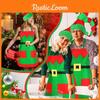 Charming Christmas Party Accessories Set Featuring Stylish Apron And Hat
