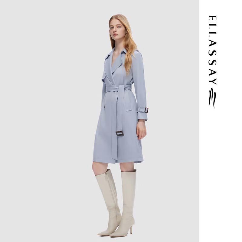ELLASSAY Classic Trench Coat for Women