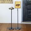 Dulton Tray Stand RAW A smart sign for your height POP side table - storefront, adjustable, display, RNZ-0624RW