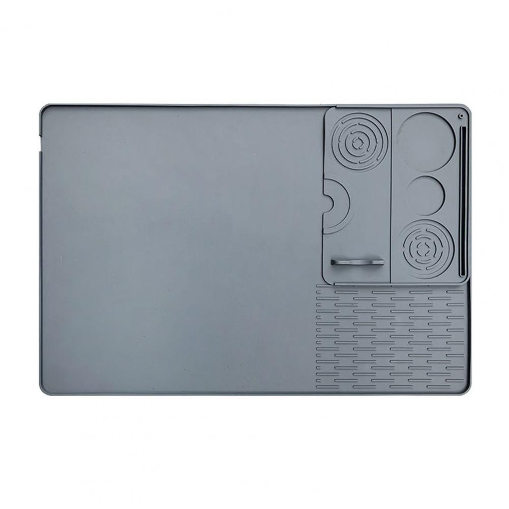 

Silicone Coffee Mat with Edge Non-slip Silicone Coffee Mat Non-slip Silicone Coffee Machine Mat with for Espresso for Ninja