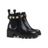 Gucci Wmns Leather Ankle Boot 'Belt - Black' Women's 550036 DKS00 1000