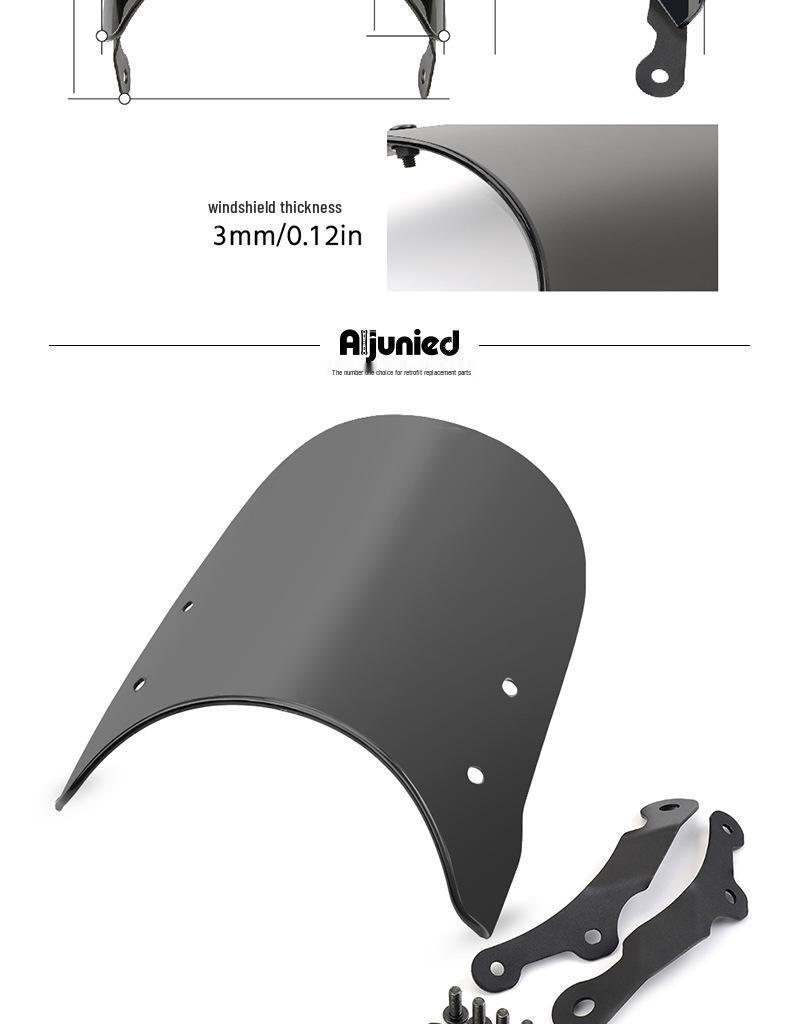 Windshield Fairing for Honda CB190SS/CB400 Motorcycles