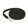 10.9ft Dog Training Leash Bite Resistant Dog Traction Rope with Zinc Alloy Hook for Pet Dogs Black