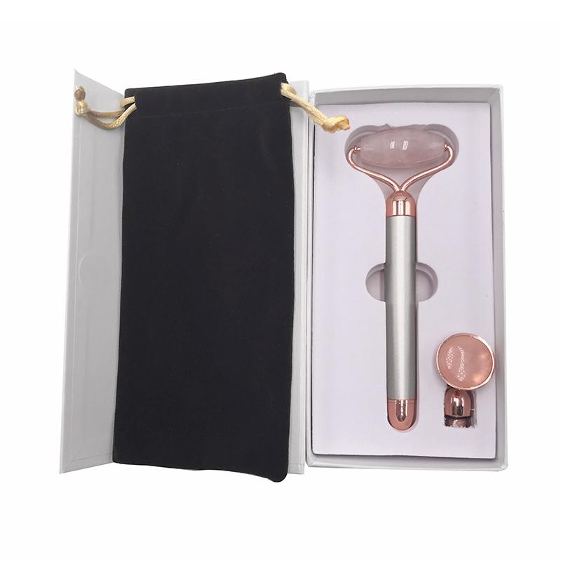 2 Piece Set Roller & Gua Sha for Face Neck Eye Resin Facial Massage Instrumenr Health Care Scraping Board Beauty Skin Care Tools