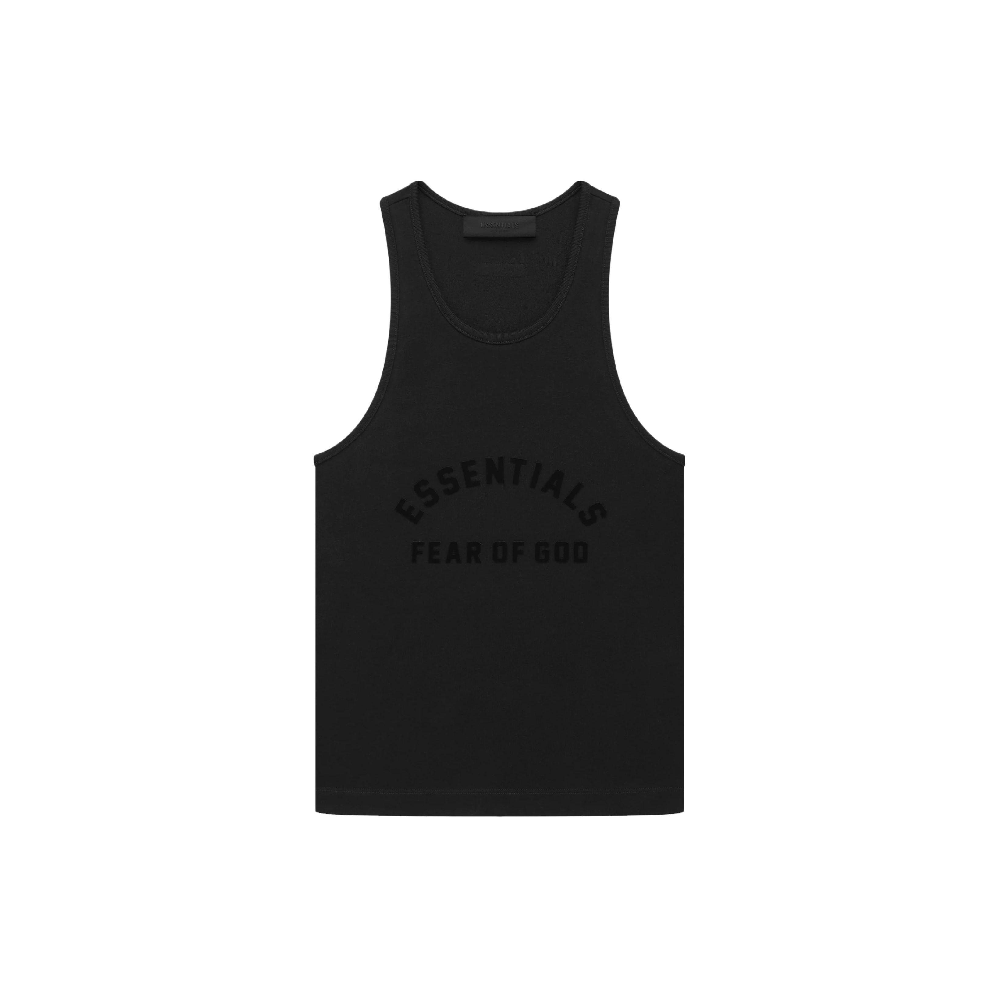 Fear of God Essentials FW23 Tank Jet Black Women s 125SP235220FW S