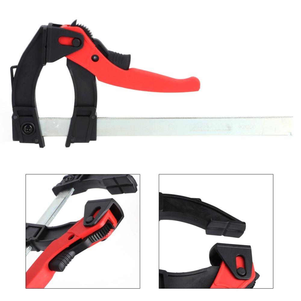 Heavy Woodworking F Clamp Adjustable Quick Grip Clamp Durable Ratchet F Clamp Furniture Making