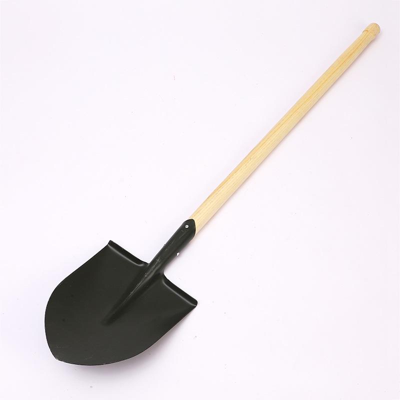 Red-Handled Manganese Steel Multi-Purpose Shovel for Outdoor Use