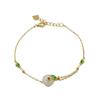 925 Sterling Silver Bracelet For Women Color Painting Craft Immortal Retro Style Light Luxury High Sense Bracelet Women 'S New