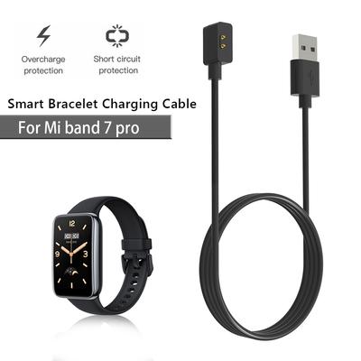 1m Magnetic Charging Cable for Xiaomi Mi Band 7 Pro Smart Watch Magnet 2pin USB Charger Line Fast Charging Power Adapter