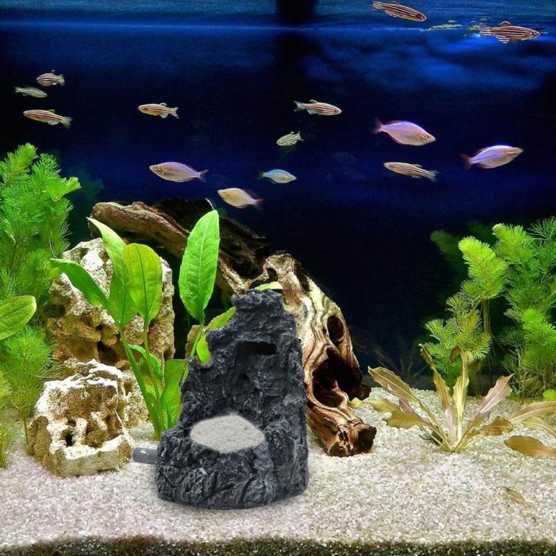 Durability Resins Aquariums Decoration with Sandfall Effect for Easy Installation In Homes or Office Setting