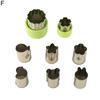 Non-stick Cake Embossing Die Lightweight Smooth Edge Washable Reusable Cookie Cutter Bakery Gadget 8Pcs/Set DIY