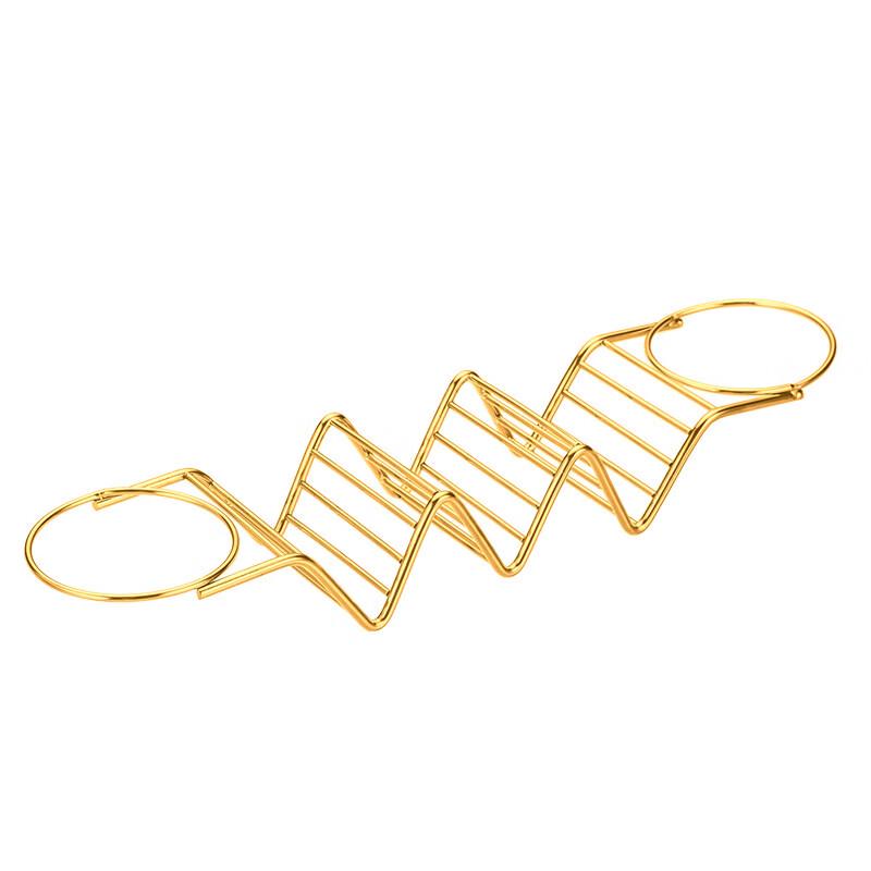 Rose Gold Stainless Steel Taco Holder Set