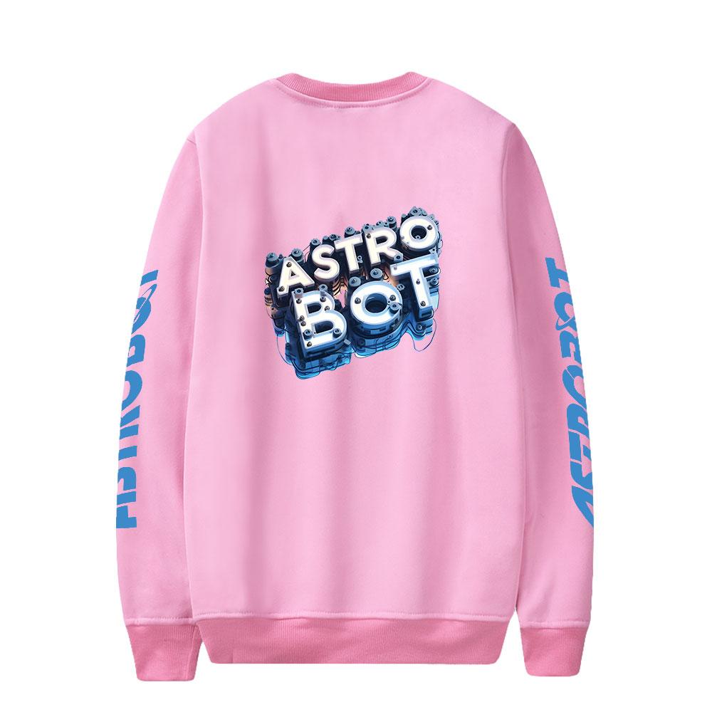 Astro Bot Oversized Hoodie Women Men O-neck Long Sleeve Crewneck Sweatshirt Casual Tracksuit Funny Clothes
