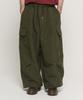 CARGOBROS Heavy Flow Nylon Cargo Wide Pants (Khaki)