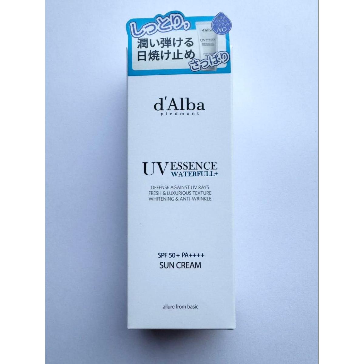 New d Alba UV essence sun cream