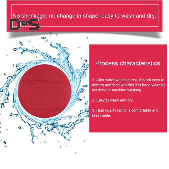 Chef Apron Solid Color Waterproof Polyester Cotton Hanging Neck Apron