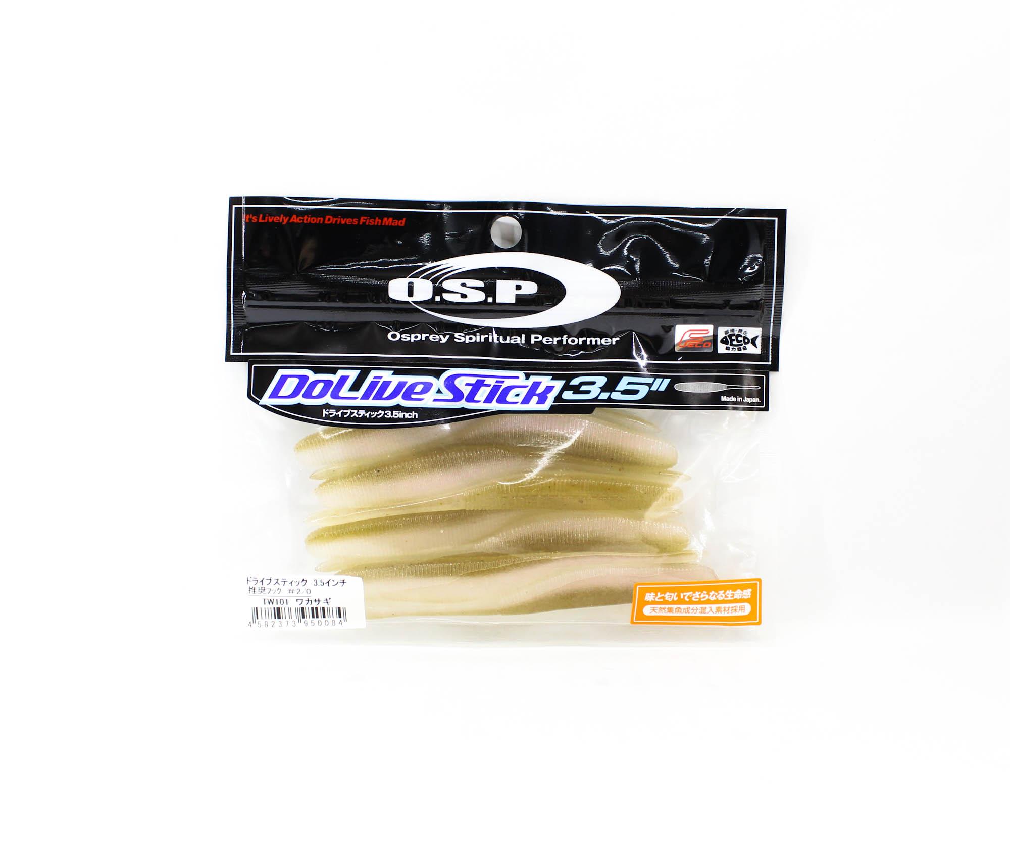 

Мягкая приманка OSP Dolive Stick 3,5 дюйма TW-101 (0084)