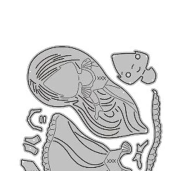 Cutter Die High Hardness Rust-proof DIY Crafts Scrapbooking Album Princess Embossing Die for Home