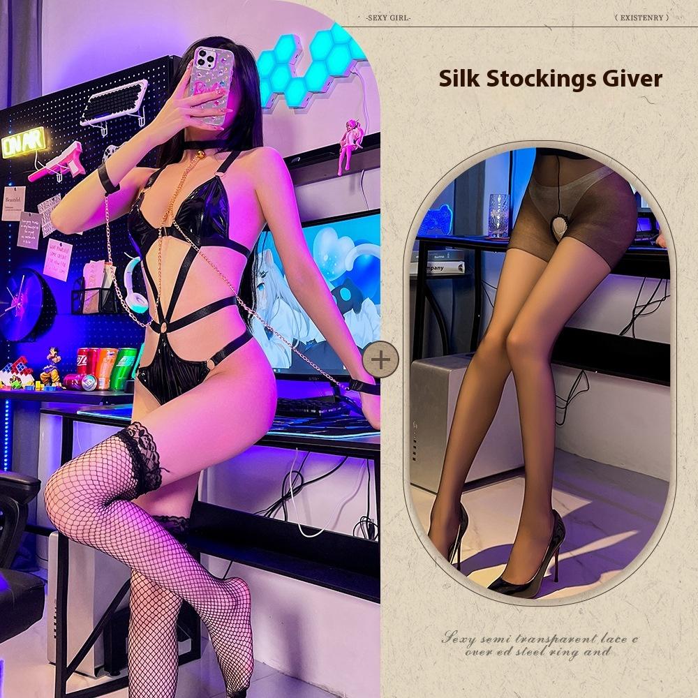 Sexy Lingerie Maid Outfit Sm Tuning Utensils Sexy Bundled Queen Leather Uniform Seduction Cos Midnight Charm