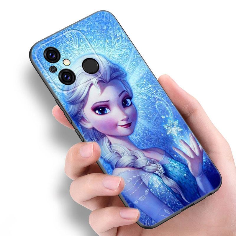 

Принцесса Эльза Анна Олаф черный чехол для Xiaomi Redmi 11 Prime 11A 12C 13C A1 A2 Plus A3 12 4G 10 13R 5G 9A 10A 9C 10C 9i 12R Redmi 12R