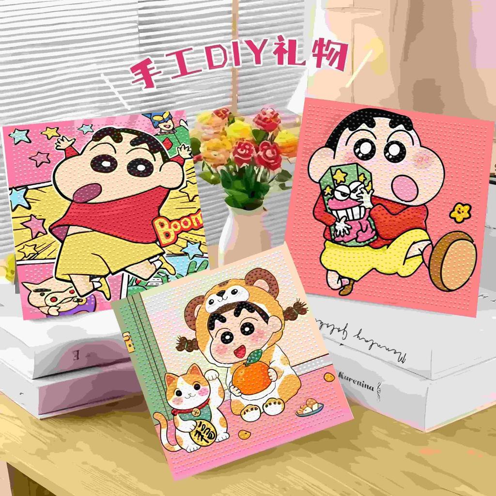 Crayon Shin-chan Diamond Painting DIY Sticker Art Set for Kids
