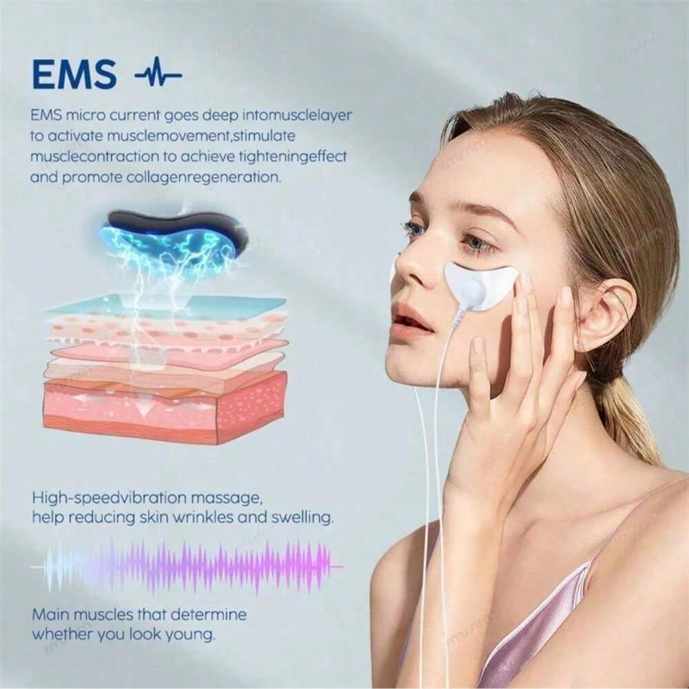 EMS Facial Massager Face Lift Device Care Tool Current Muscle Stimulator Neck Eye Facial Skin Tightening Anti-Aging