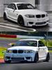 Carbon Fiber RZ Style Side Skirt Trim for BMW 1 Series E82 1M (2011-2013) Modified
