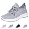 Women's Breathable Mesh Knit Lightweight Casual Sneakers Soft Sole Comfortable Sports Shoes Fashion Design Slip On Athletic Footwear