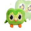Green Duolingo Owl Plush Toy Duo Plushie Of Duo The Owl Cartoon Anime Owl Doll Soft Stuffed Animal Toy Children Birthday Gift