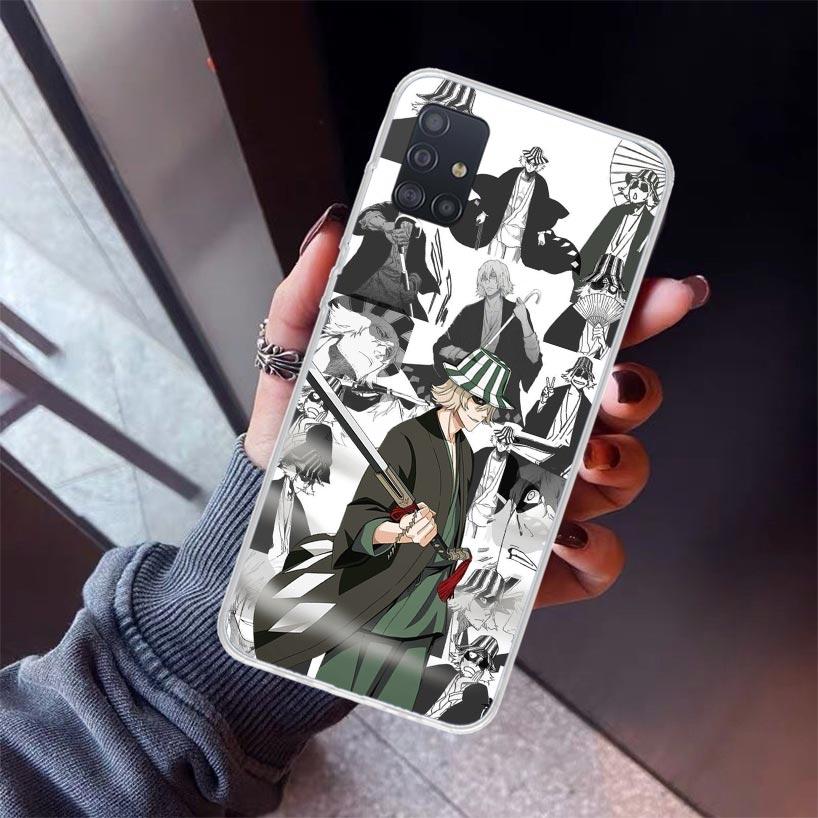 Bleach Kisuke Urahara Phone Case For Samsung Galaxy A12 A52S A42 A32 A22 A51 A50 Note 20 Ultra 10 S10 Plus A71 A70 A31 A30 A10S