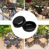 Pack of 32 Durable Iron Furniture Foot Glides Wrought Iron Patio Furniture Glides Outdoor Chair Leg Feet Protector