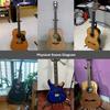 Non-slip Instrument Display Stand Steel Guitar Support Vertical Guitar Rack  Classical Guitar