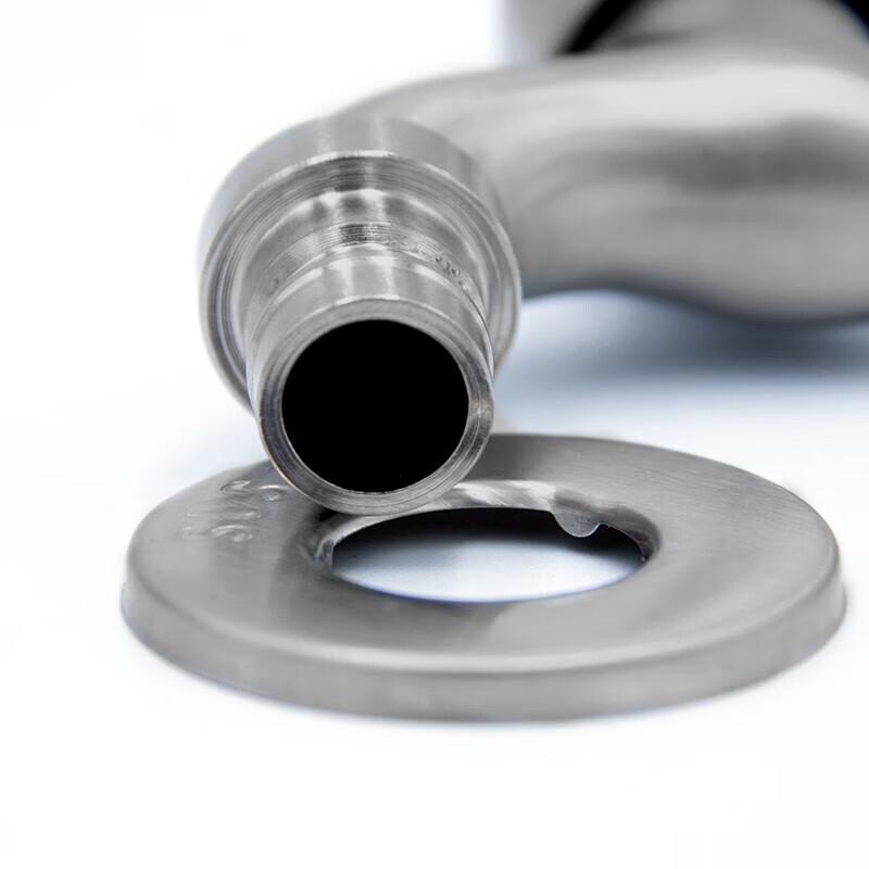 Bingyu 304 Stainless Steel Single Cold Wall-Mounted Basin Faucet