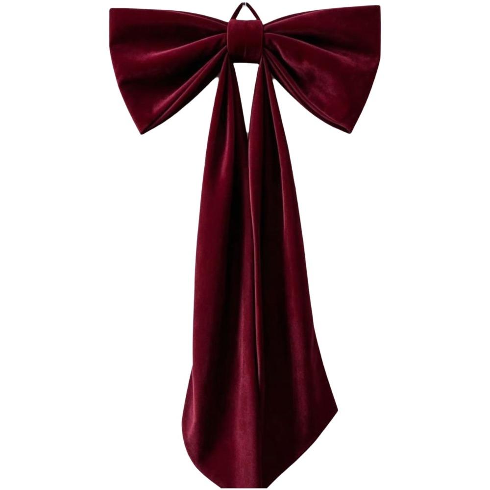 Eleganta liela Ziemassvētku bantīte 60x120cm Radoša