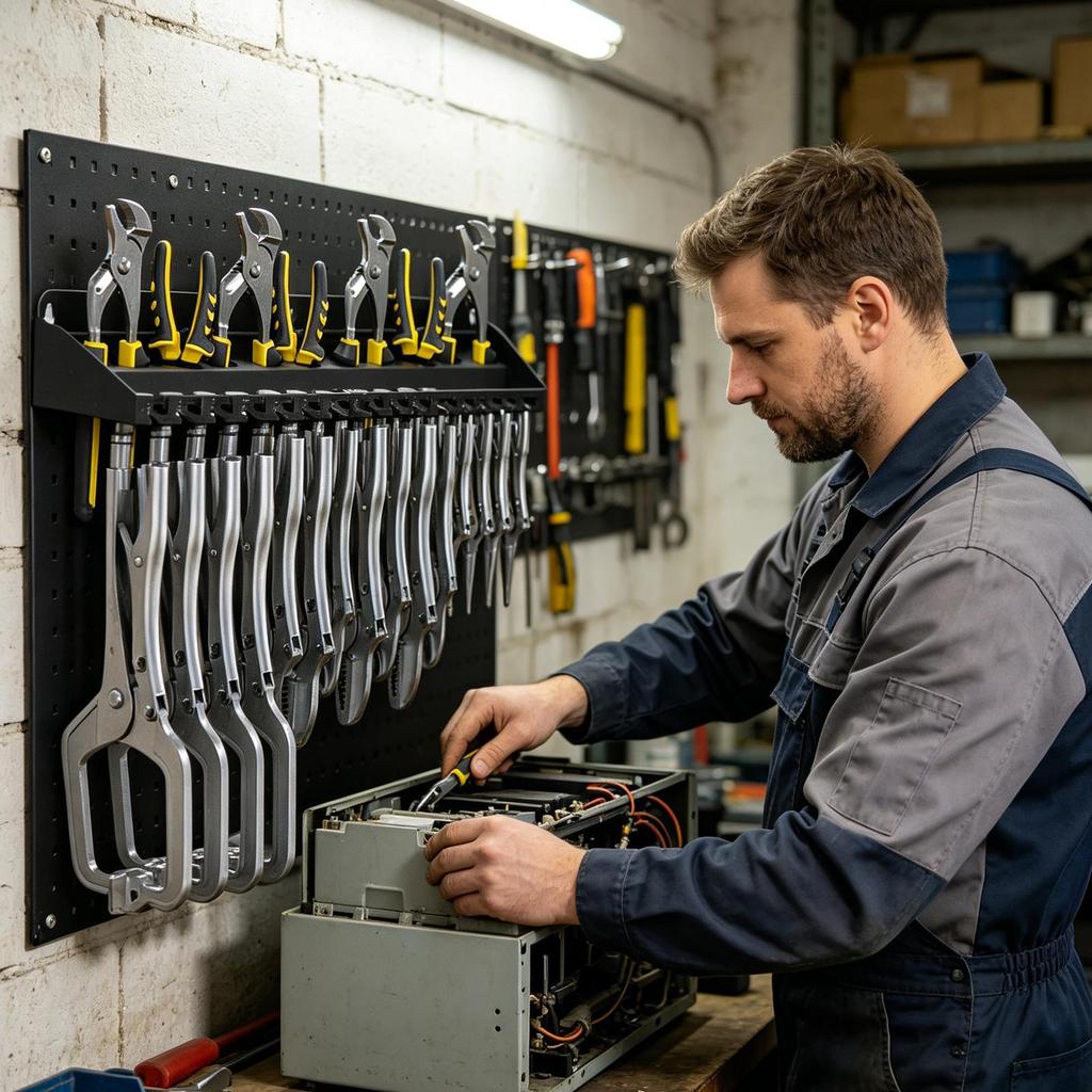 Garage Wall Storage Utility Pliers Hanger Heavy Duty Tool Storage For Garden Backyard Garage Patio Basement Workshop Shed