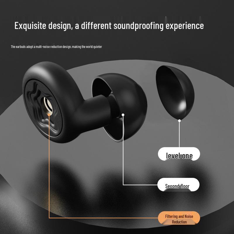 JIT High-End Noise-Cancelling Soundproof Earplugs for Learning, Reading, Sleeping, and Snoring Reduction.