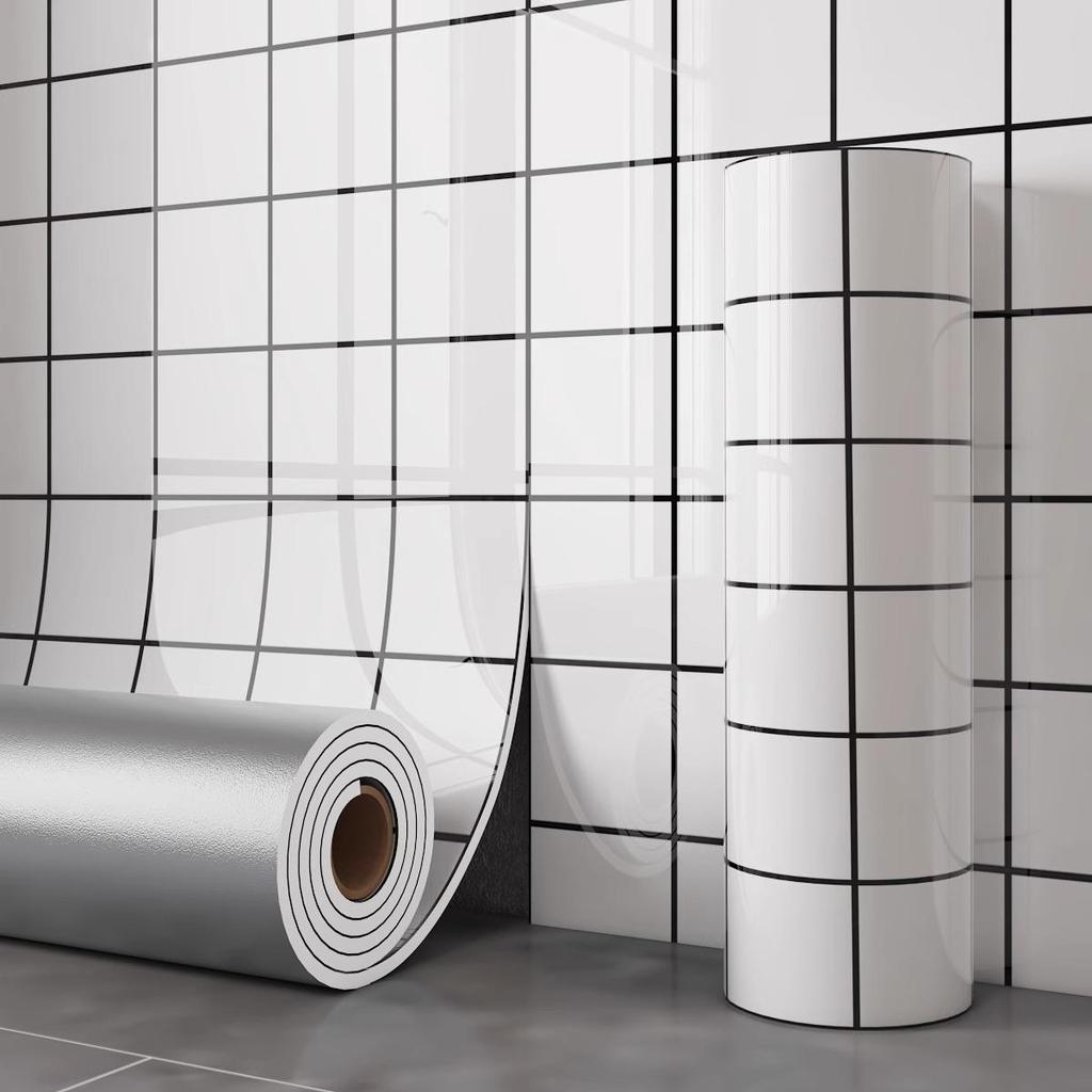 Self-Adhesive Waterproof Marble Tile Wallpaper for Living Room, Bedroom, Bathroom Wall Décor