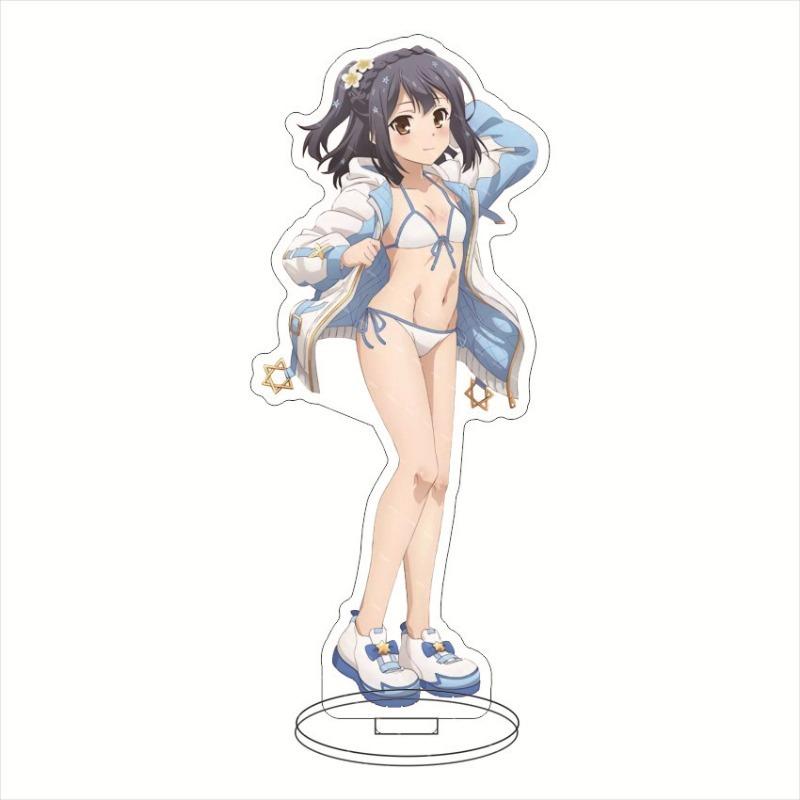 Fate Kaleid Liner Anime Peripheral Illya Chloe Miyu Acrylic Figure Stand Desktop Decoration Kawaii Collect Gift Toy