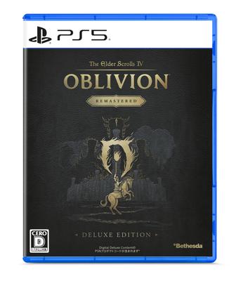 The Elder Scrolls Oblivion Remastered Deluxe Edition PS5 Inclui os códigos de resgate do jogo principal, missões para Akatosh e Mehrunes Dagon especiais e