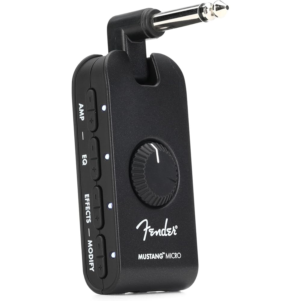 Fender Guitar and Bass Headphone Amp MUSTANG™ MICRO BLACK