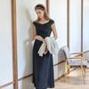 SIMPLE RETRO Sr_Black Hepburn Long Dress