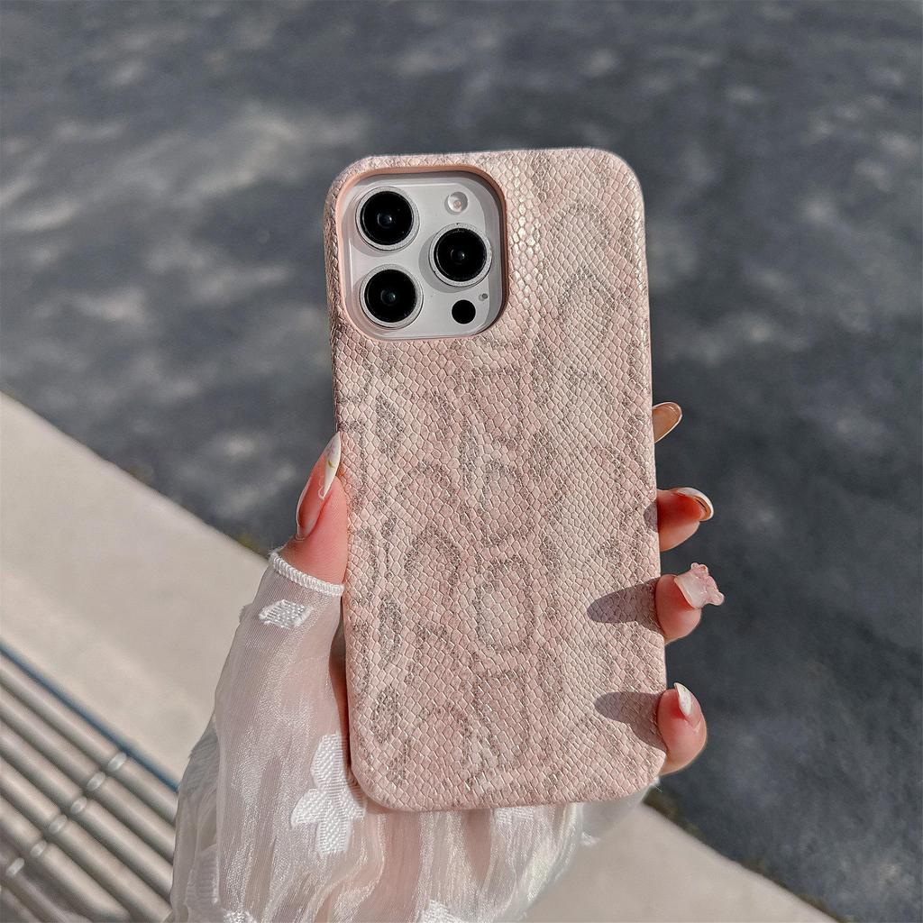 Luxuriöse stoßfeste Hülle mit Schlangenhaut-Textur für iPhone 17 Pro Max & Apple 16